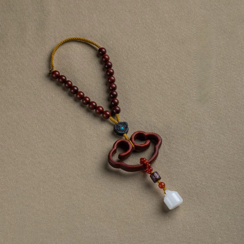 Room Heart Ruyi Auto Pendant Rosewood Ping An