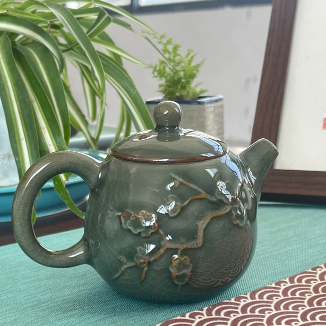 Ru~ tea~ can be~ coarse pottery~ home~ ancient ceramic tea~ brother~ tea set imitation firewood~ purple sand