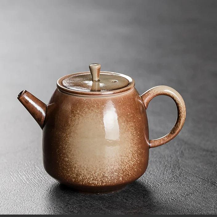 Ru~ tea~ can be~ coarse pottery~ home~ ancient ceramic tea~ brother~ tea set imitation firewood~ purple sand