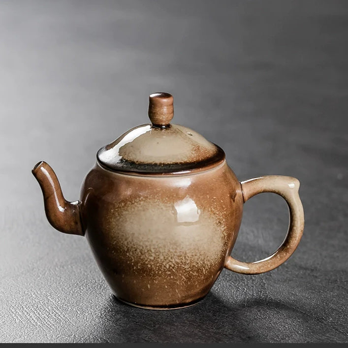 Ru~ tea~ can be~ coarse pottery~ home~ ancient ceramic tea~ brother~ tea set imitation firewood~ purple sand