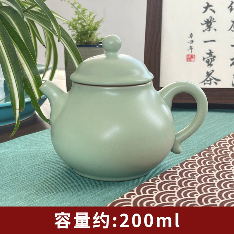 Ru~ tea~ can be~ coarse pottery~ home~ ancient ceramic tea~ brother~ tea set imitation firewood~ purple sand