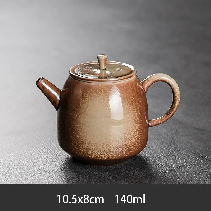 Ru~ tea~ can be~ coarse pottery~ home~ ancient ceramic tea~ brother~ tea set imitation firewood~ purple sand