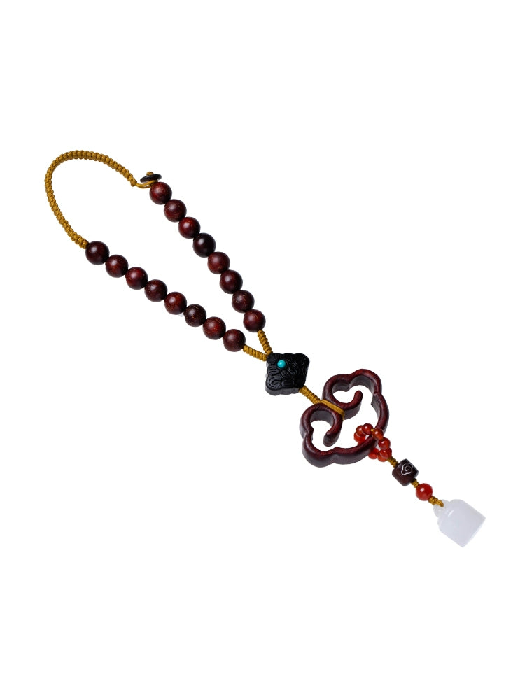 Room Heart Ruyi Auto Pendant Rosewood Ping An