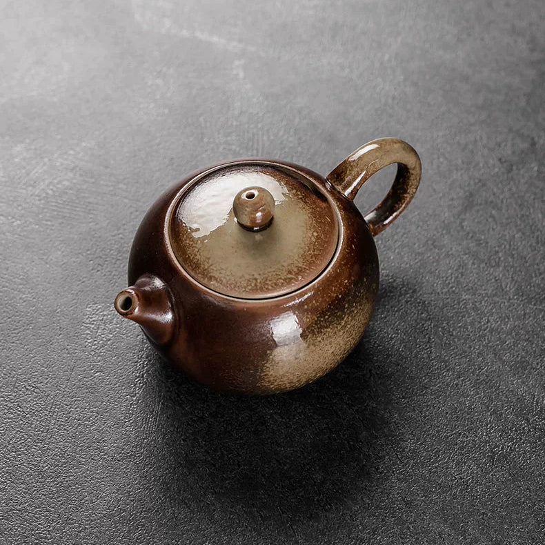 Ru~ tea~ can be~ coarse pottery~ home~ ancient ceramic tea~ brother~ tea set imitation firewood~ purple sand