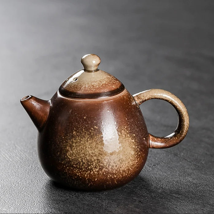 Ru~ tea~ can be~ coarse pottery~ home~ ancient ceramic tea~ brother~ tea set imitation firewood~ purple sand