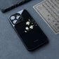 Night Studio White Magnolia Black Phone Case