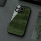 Night Studio Vintage Dark Green Waterproof Phone Case