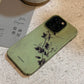 Night Studio Flowery Green Aesthetic Phone Case