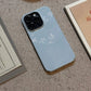 Night Studio White Branch Blue Phone Case