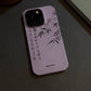 Night Studio Retro Bamboo Purple Phone Case