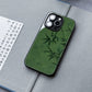 Night Studio Retro Green Bamboo Leaf Phone Case