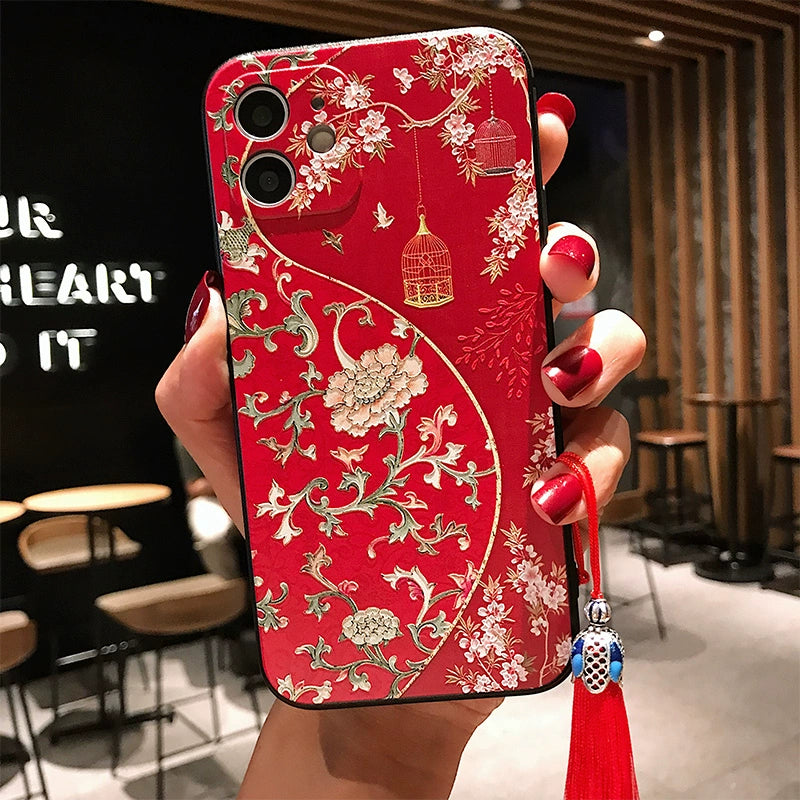 Chinese Retro Pattern Mobile Phone Case