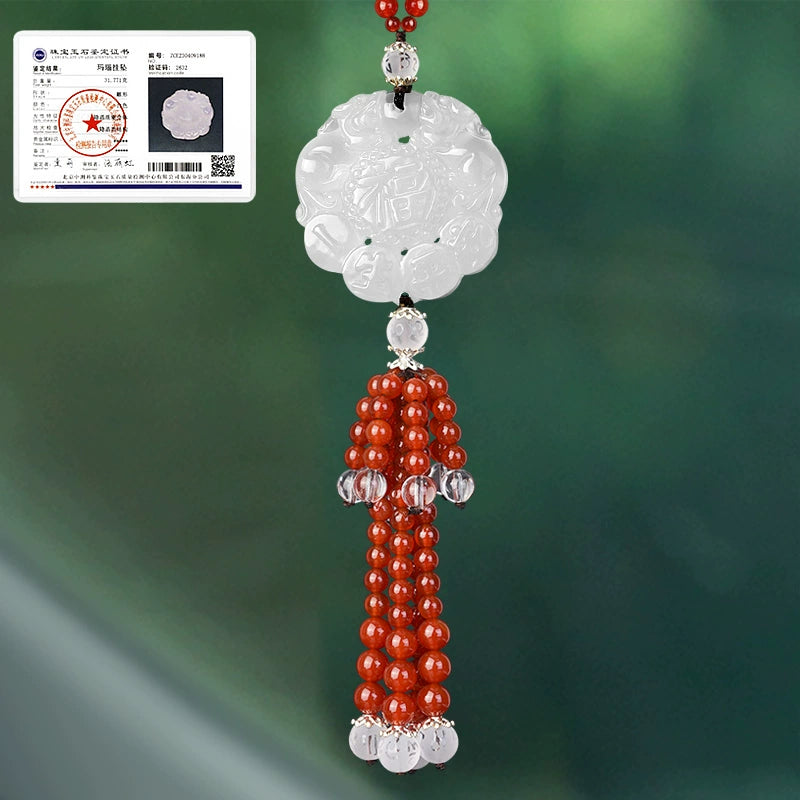 Auto parts 2024 new high-end products, high-end women's high-end safety lucky hanging men