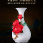 Chinese ceramic vase guest room flower arrangement high-quality porcelain flower luxury desktop