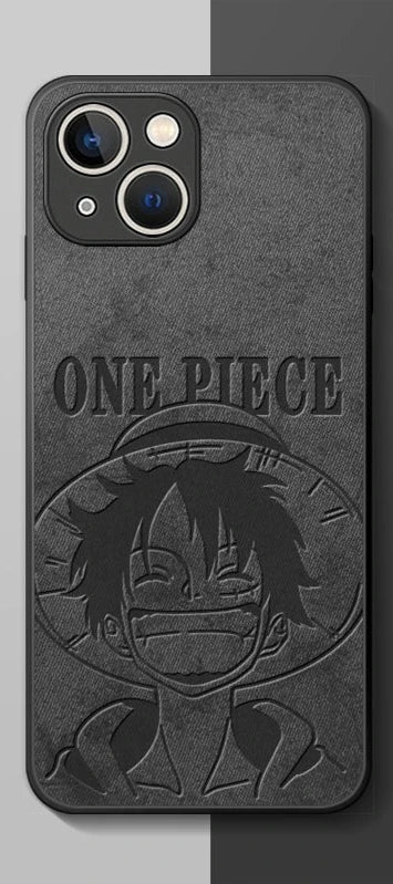 One Piece Luffy Black Phone Case