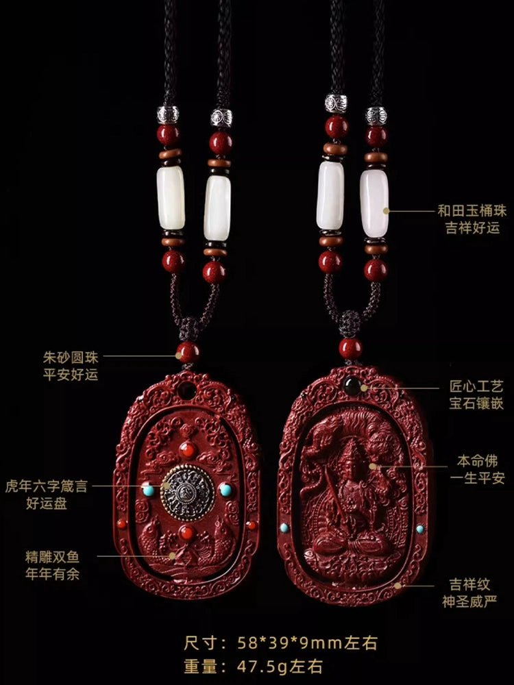 Manjushri Buddha Sand Year Zodiac Vitality Buddha Shou God Vitality Year Hanging Rabbit Girl Men's Pieces