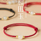 Natal Year Color Hand Girls' New Hetian Jade Bead Hand Hand Love