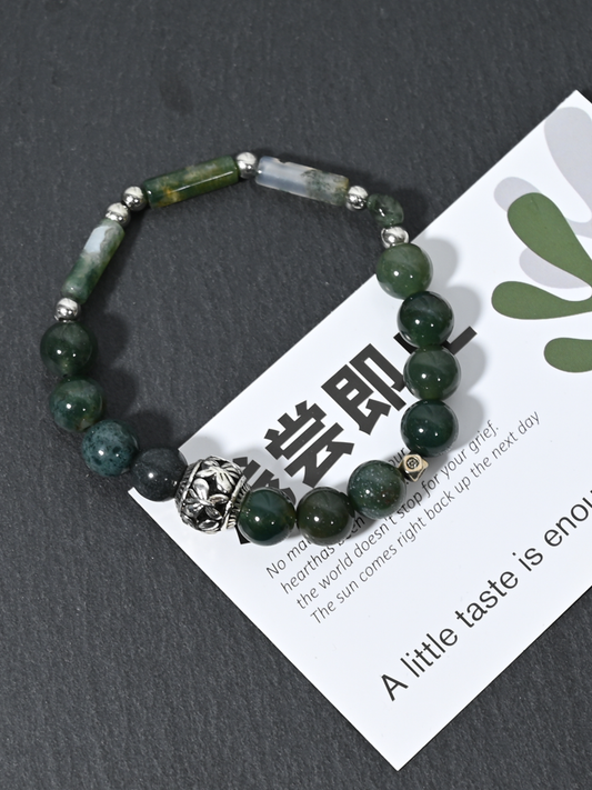 New Chinese-style international tide small high-end jade beaded men and women of the same style, hand/hand/hand/bracelet bracelet matching