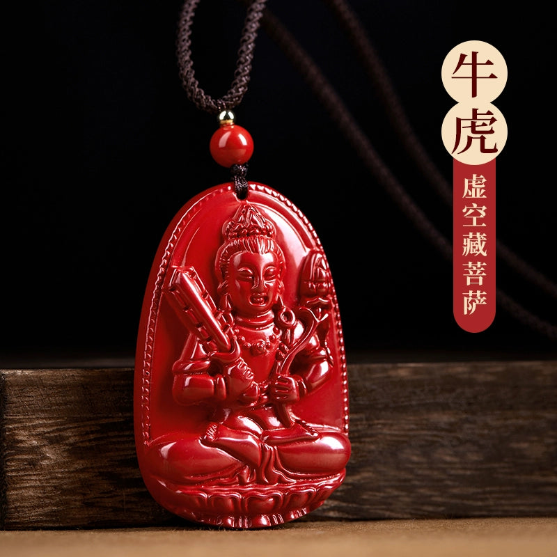 Manjushri Cinnabar Natal Buddha Female Natal Year Shou Shen Man Body Character Mother