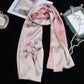 Send high-quality mulberry towels, handmade thorns, real towels, China Peony Wine Shawl Girl