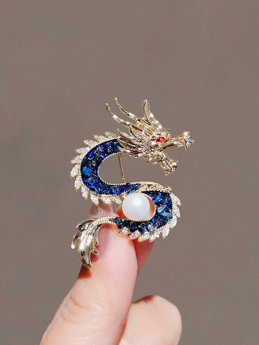 New Chinese style brooch, high-end women's New Year gift, suit, sweater, accessories, corsage, clothes pin 