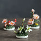 Italian Ceramic Handmade Plum Blossom Peony Chinese Home Furnishing Guest Room Mini Desktop Pieces