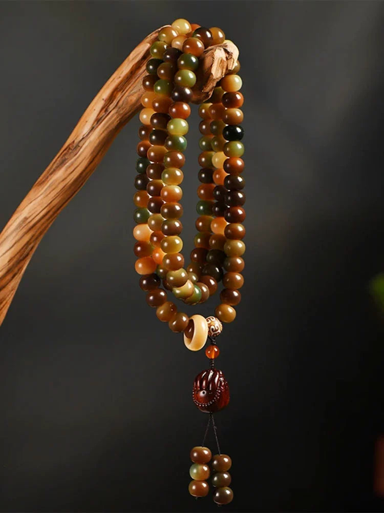 Dunhuang Tianhua Bodhi 108 Handheld String bracelet men and women Buddha beads rosary hand Neck Bodhi seed