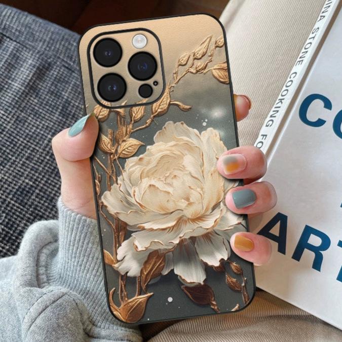 Stylish Female Flower iPhone Case