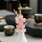 New Chinese-style ceramic handmade plum blossom vase, desktop design, guest flower arrangement, home furnishing, room design