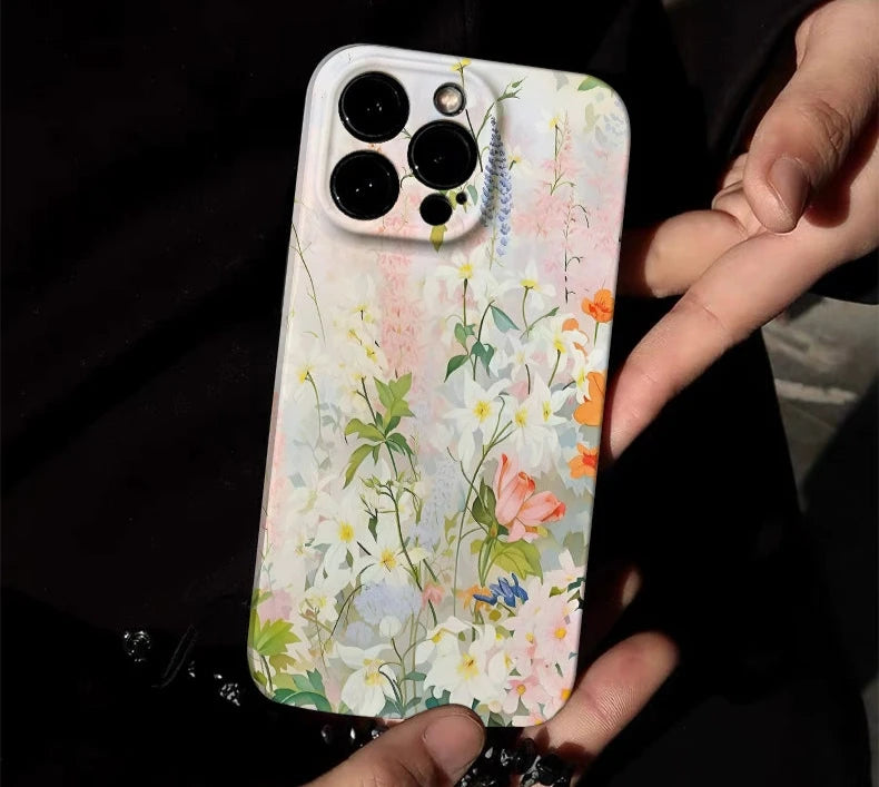 Artistic Flower Women's Protective Phone Case