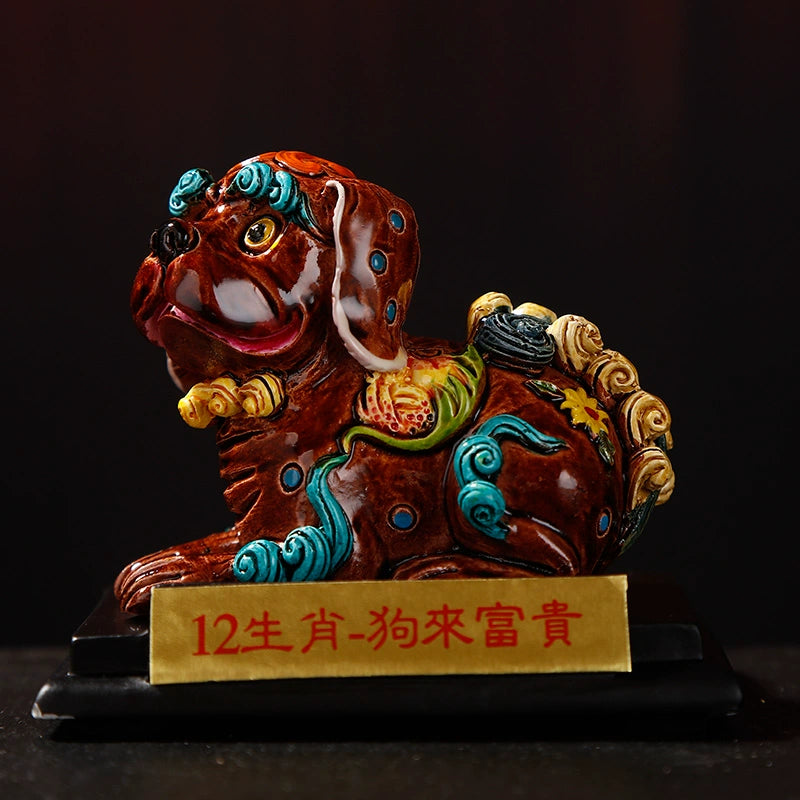 Ancient Hand Twelve Zodiac Mascot Little Clay Figure Clay Sculpture A piece of Chinese characteristics Read Products for foreigners