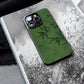 Night Studio Retro Green Bamboo Leaf Phone Case