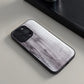 Night Studio Tree Texture Leather Phone Case