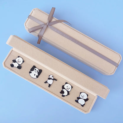 Bear Flower Element Zhou Text Chest China Characteristics Hand-in-hand Box to send foreigners boys and girls Children