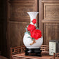 Chinese ceramic vase guest room flower arrangement high-quality porcelain flower luxury desktop