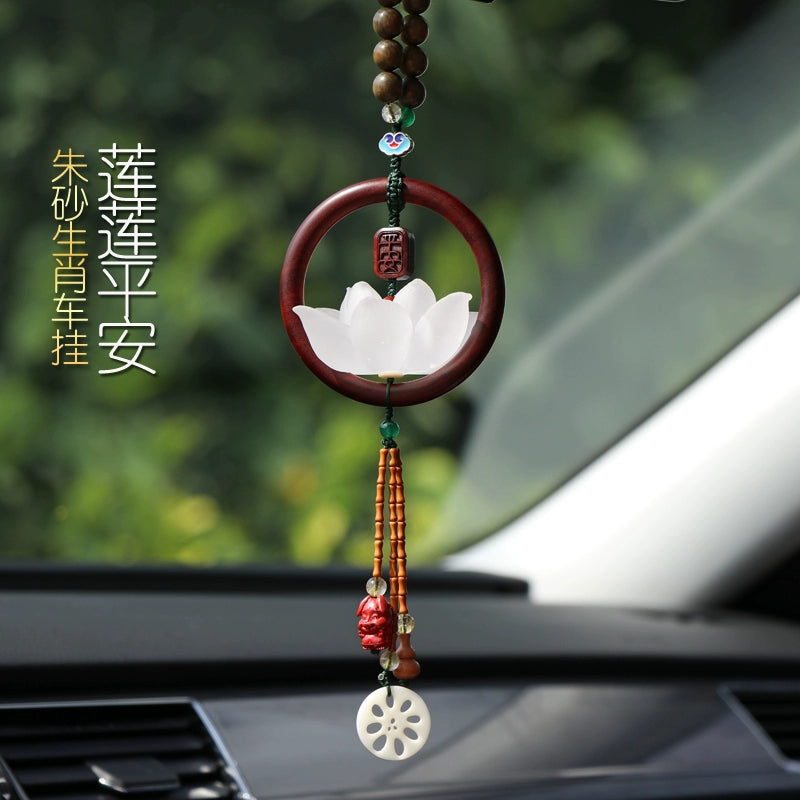 China Automobile Parts Hanging Safety Buckle Products Cinnabar Hanging