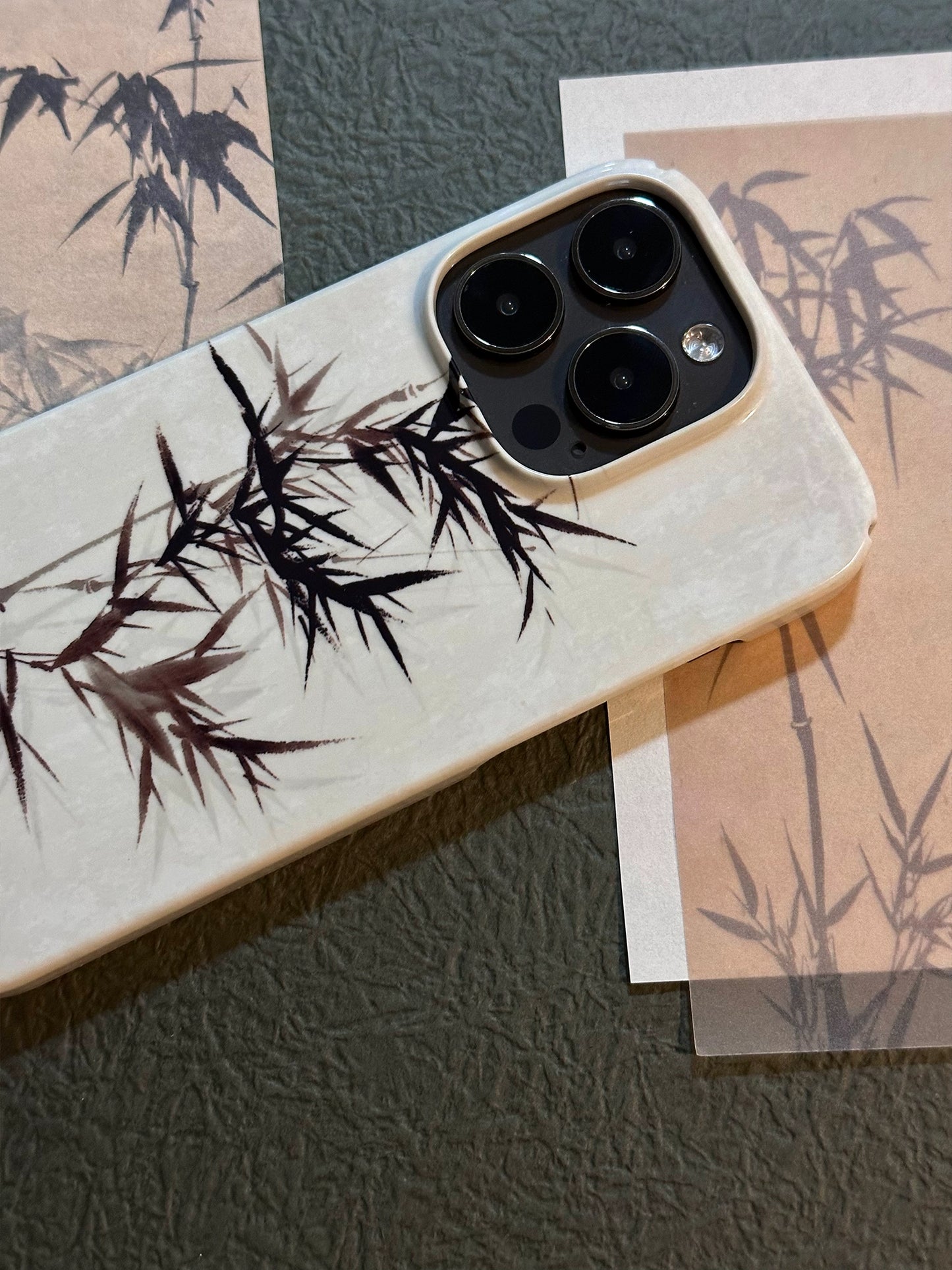 Night Studio Bamboo Hard Protective Phone Case