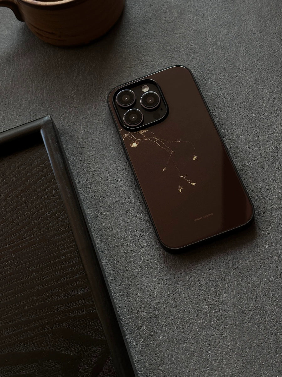 Night Studio Sandalwood Branch Brown Phone Case