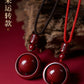 Cinnabar hanging female natal year six-character mantra + keychain + piece for men