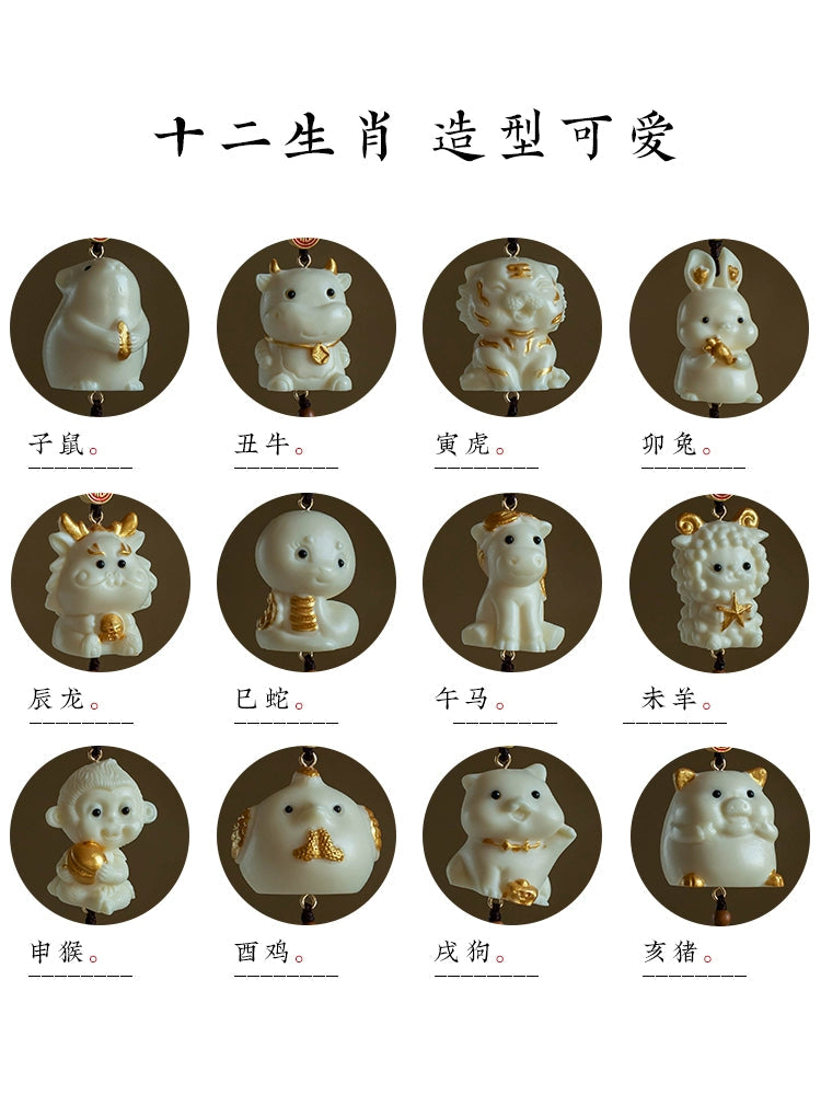 Natural ivory fruit, twelve zodiac steam parts, can be purchased for a year, and the product is safe.