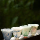 Hand + Jingde + Kung Fu Large Teacup Master Cup Tea Tasting Cup Ceramic Tea Set + Human Underglaze Color + Cup