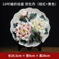 New Chinese-style ceramic porcelain flower furniture, Bogu rack, desktop home furnishing, wine and crafts