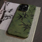 Vintage Black Bamboo Green Phone Case