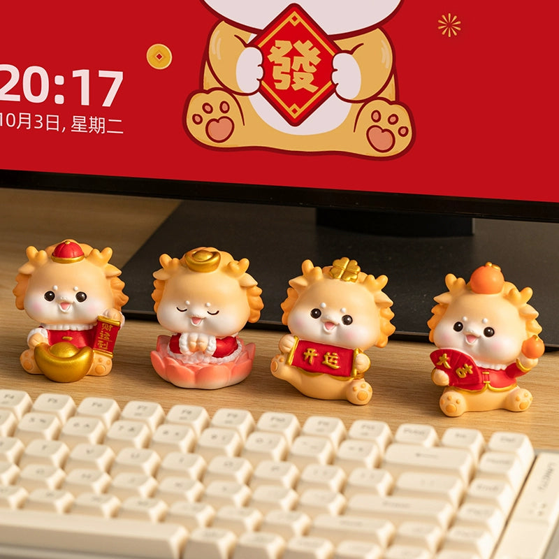 Yes, it is a Chinese New Year's mascot, a Chinese zodiac sign, a 2024 New Year's spring natal year