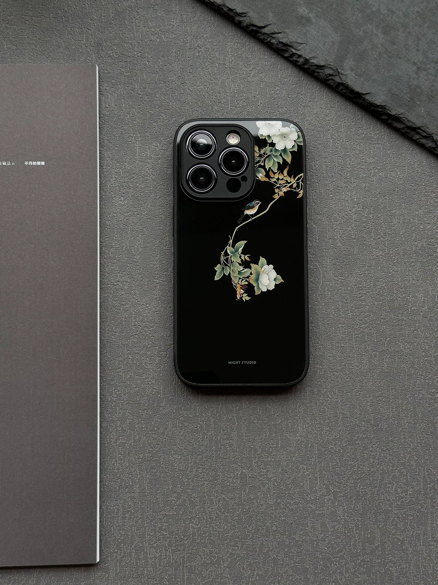 Night Studio Vintage Flower And Bird Phone Case