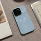 Night Studio White Branch Blue Phone Case