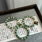 Bamboo green goat milk fruit, original rice cake Bodhi root bucket beads, small fresh bracelet Wenwan