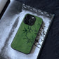 Night Studio Retro Green Bamboo Leaf Phone Case