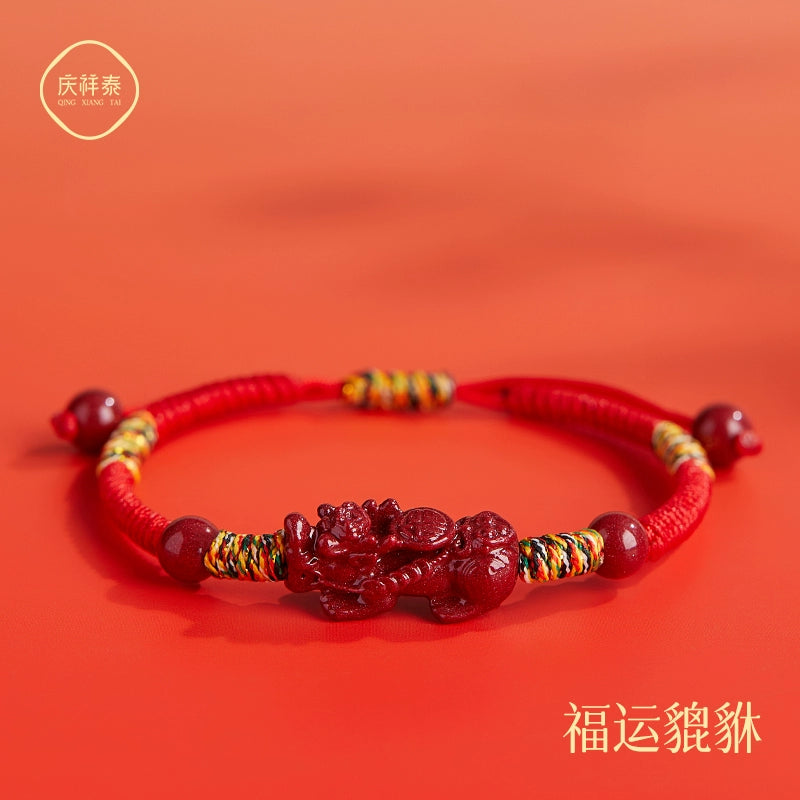 Sand Pixiu Taihua Hand Female Year natal year Hand Whip Body Character Bracelet Male