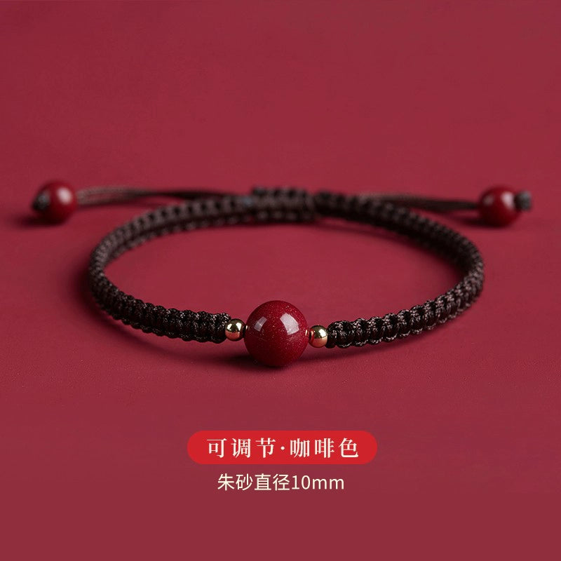 Natural sand genuine natal year lucky bead hand female hand male hand bracelet